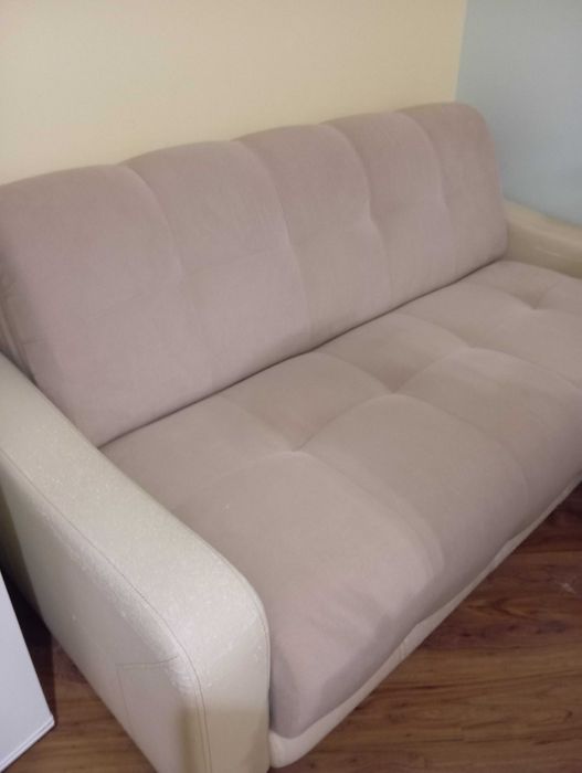 Диван от плат и кожа гр. Пловдив