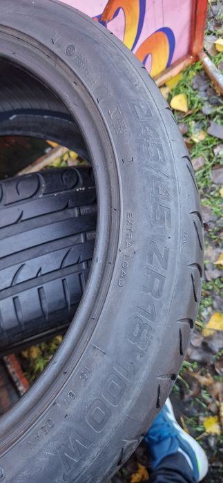 2 Anvelope Riken 245 45 R18 de vara . Dot 2021