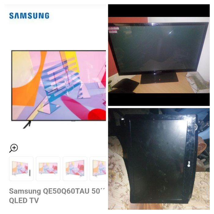 TV Televizor Smart QLED si LED Samsung de 127cm, de 107cm si LG 66cm