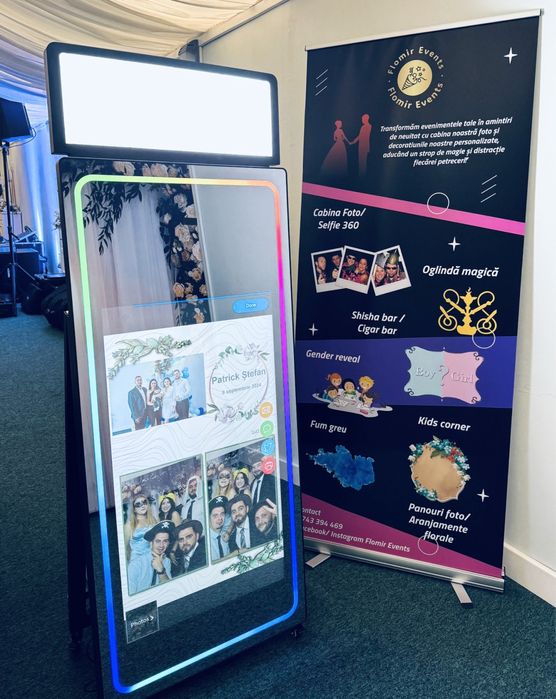 10% REDUCERE !!! Cabina foto / selfie 360 / fum greu/ hookah bar