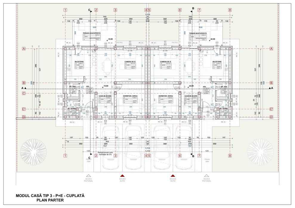 Case individuale Chinteni - Clasa energetica A - Family 5