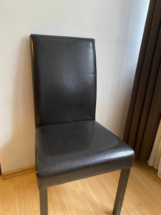 Set Masă 120X73 cm și 4 Scaune cu Spătar; Set Bucătărie Living