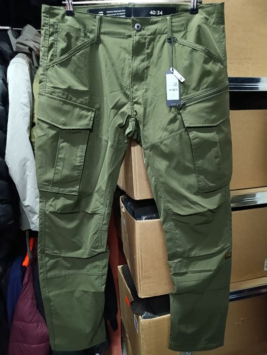 Оригинален карго G-Star Raw Rovic Zip W40 L34 мъжки панталон нов зелен