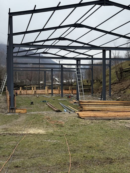 Vand structura metalica hala metalica