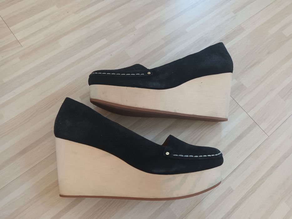 Pantofi piele întoarsă exterior piele naturala interior 37