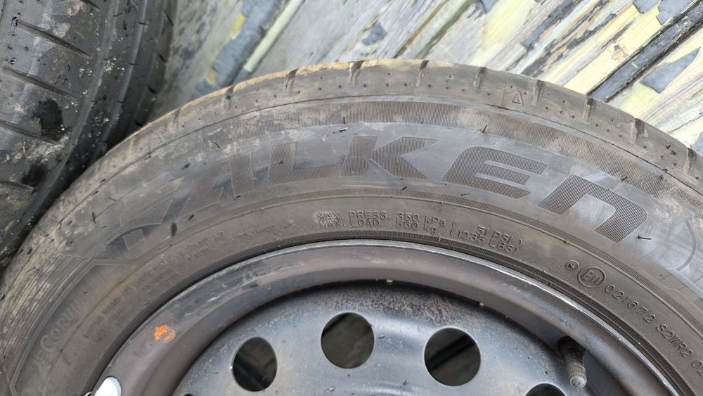 Джанти 15" Kia/Hyundai 5x114.3 5.5j ET47 /67.1 mm. С гуми 2021 185/65/15 Falken