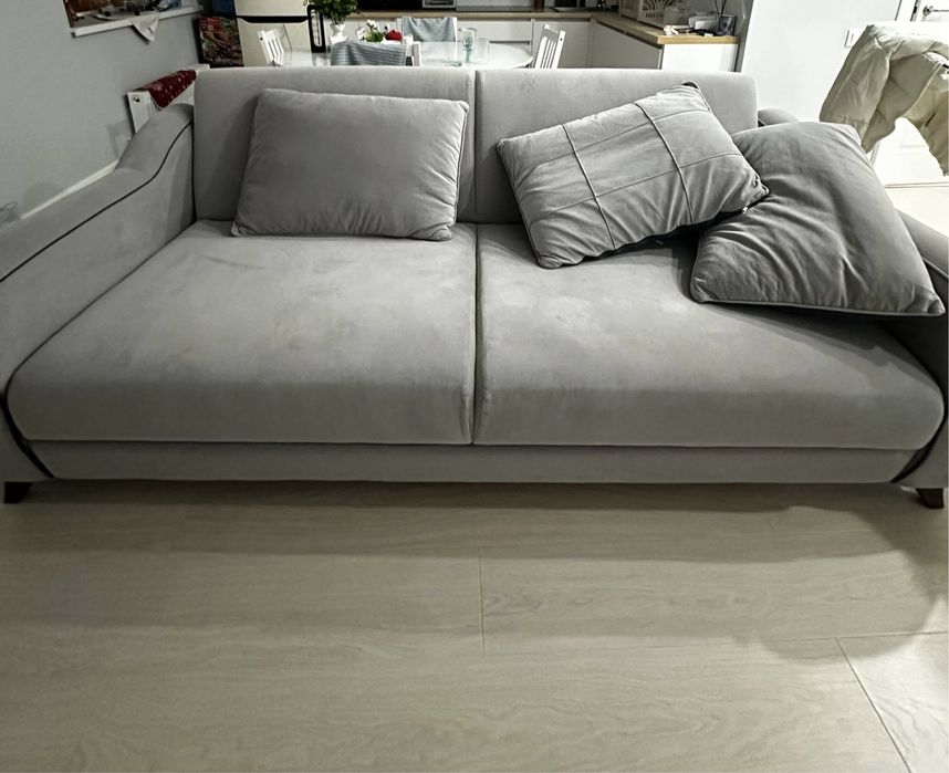 Серый диван раздвижной