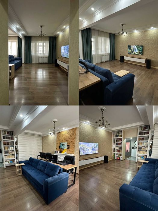 Продается своя квартира 4/5/5 Тузель 2. С ремонтом и мебелью