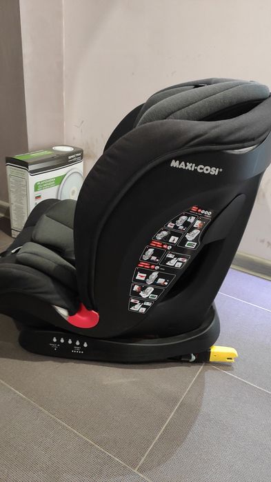 Столче за кола Maxi-Cosi - Titan, 9-36 kg, с IsoFix, Basic Black