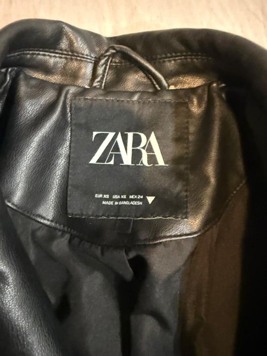 Кожаная куртка Zara