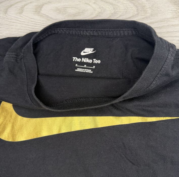 Nike блуза long sleeve M – gold logo – топ състояние