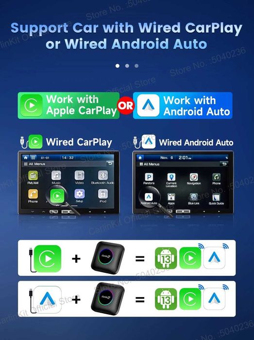 Android box Carlin CarPlay Android Auto