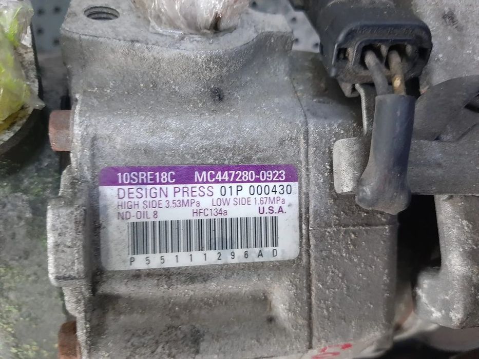 compresor clima ac  2.2 crd euro 5 651  jeep compass  2012 mc447280-0923  10sre18c