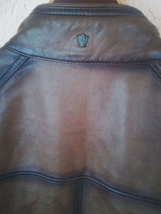 Geaca piele Massimo Dutti Xl bărbați