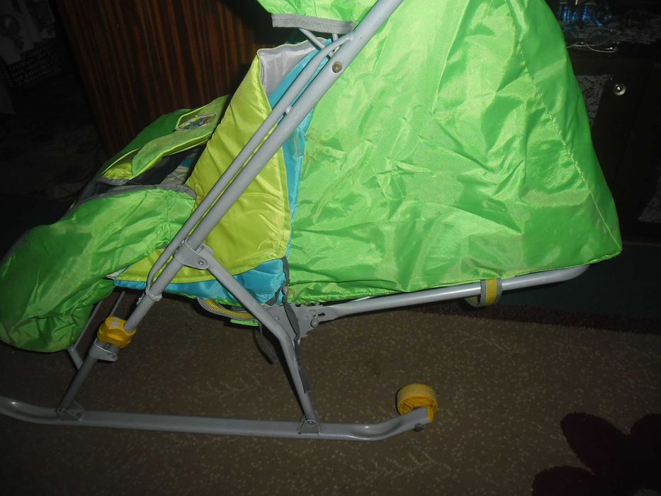 продам санки-коляску зимнюю бу