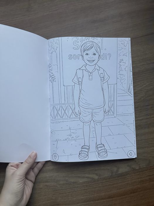 Специална персонализирана книжка за оцветяване