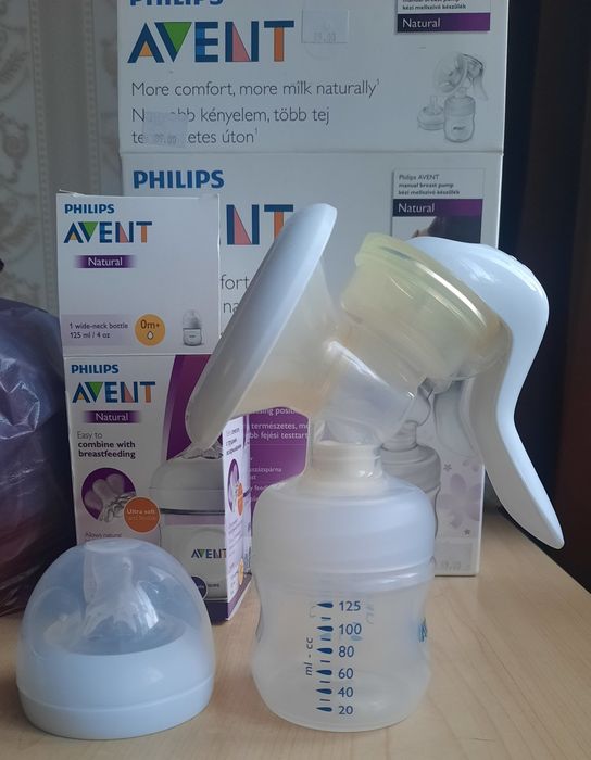 Помпа за кърма Philips Avent+подарък шише