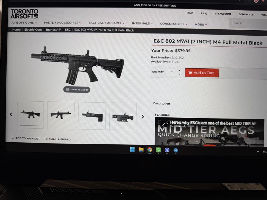 Комплект M7A1 airsoft +++