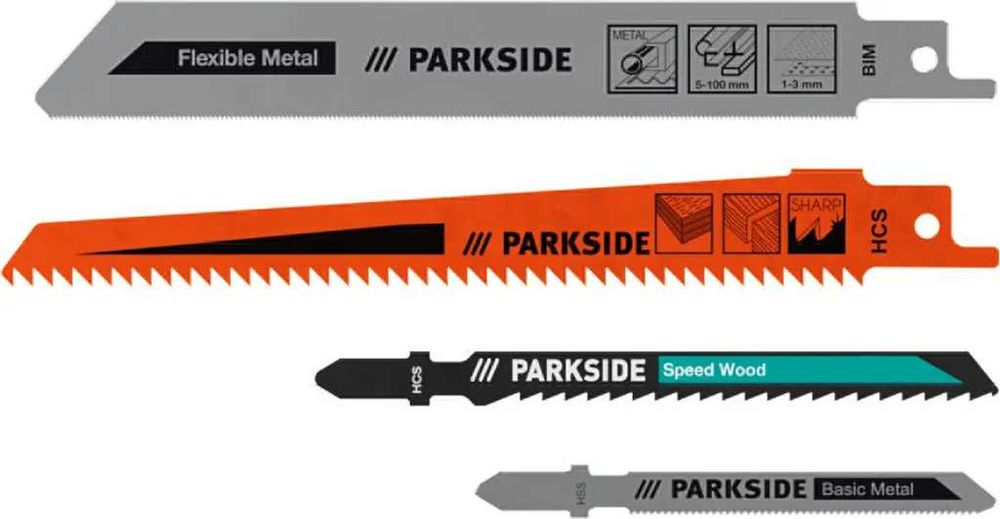 Нов Акумулаторен Зеге Саблен трион 2в1 Parkside 20V прободен трион