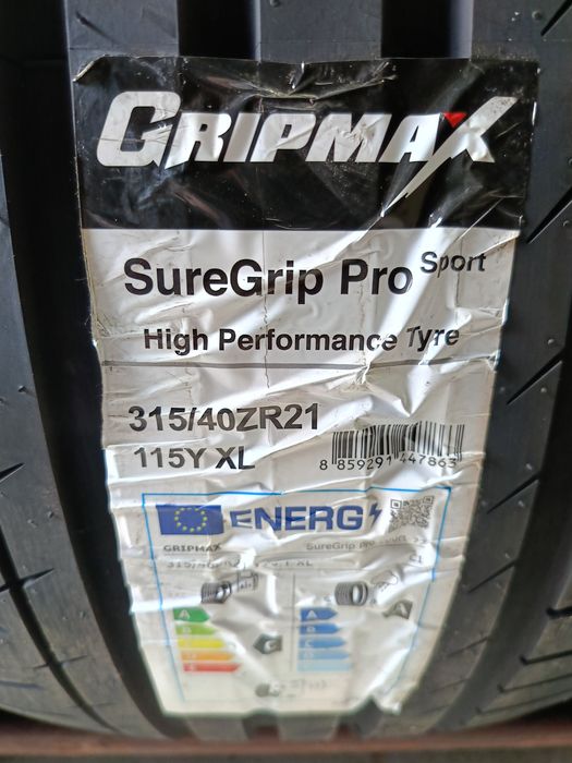 НОВИ ЛЕТНИ -21цола-315/40:275/45-1180лв."GRIPMAX"-с монтаж и баланс