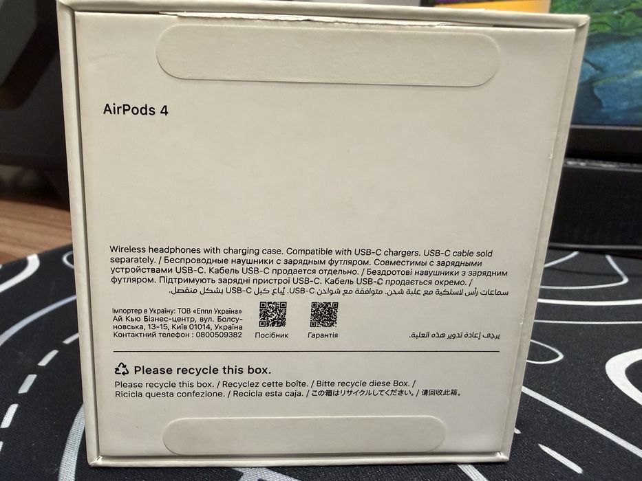 Оригинал airpods 4