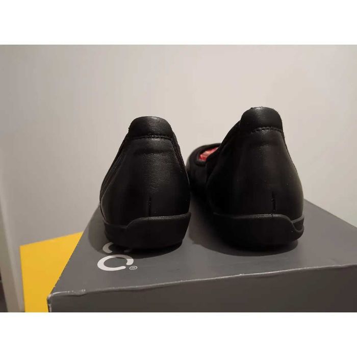 Balerini noi ECCO, piele naturala