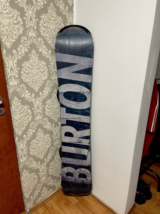 Placa snowboard 166 cm wide burton  cu legaturi