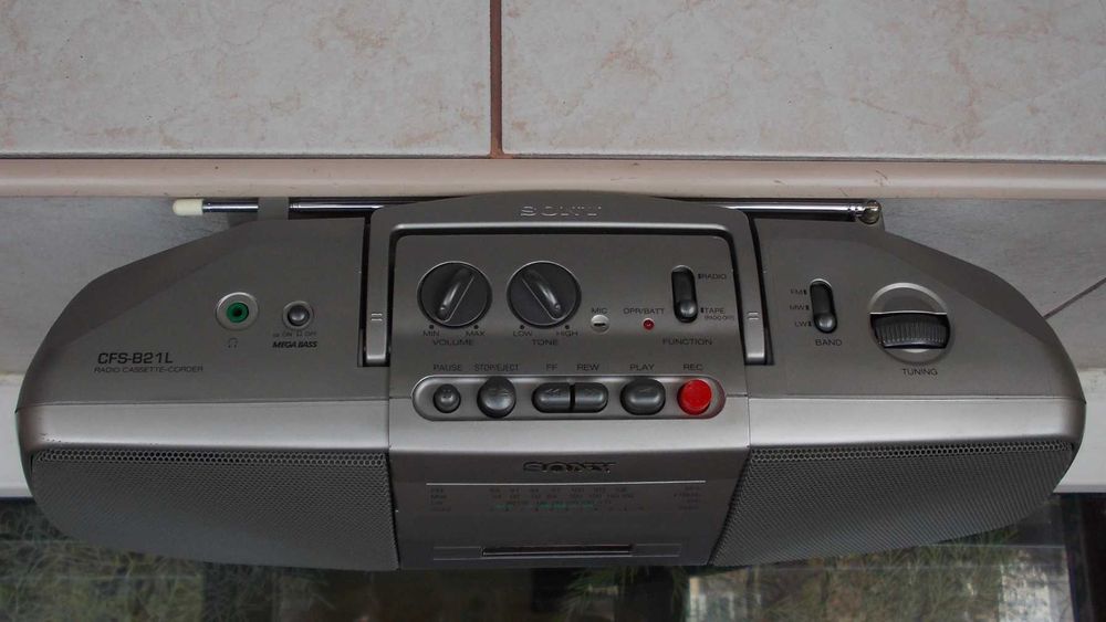 Radio SONY cfs-b15 CFS-B21L casetofon stereo portabil,servisat