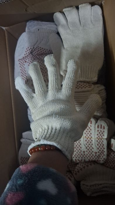 Перчатки рабочие ХБ по 100тг