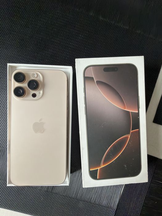 Iphone 16 pro max 256gb desert titanium