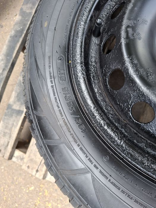 1бр. Резервна 15" 5Х114.3мм Киа, Хюндай/ 5x114.3mm Джанта с гума
