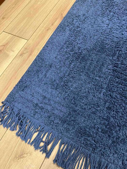 Мек и удобен килим в син цвят 160/230