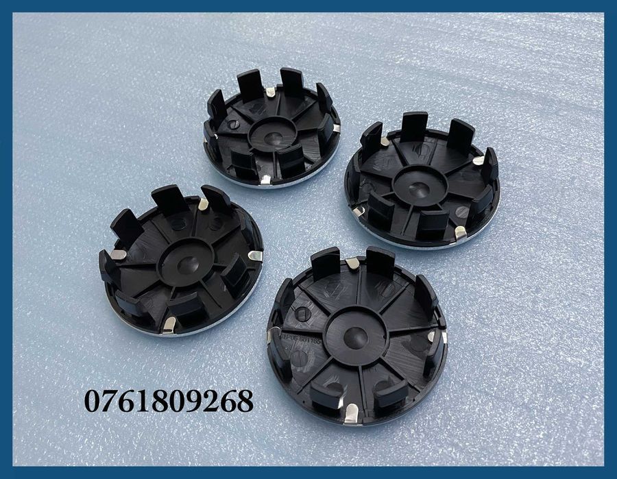 Set 4 capace negre 63mm 1P0601165 jante aliaj Seat