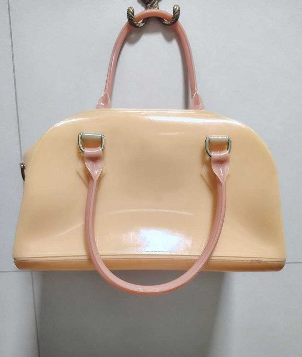 Candy Bag / Сумка Саквояж из пластичного ПВХ / Наподобие Furla