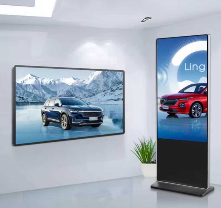 Сенсорный информационный вертикальный кисок(инфокиоск)с диагональю 55"