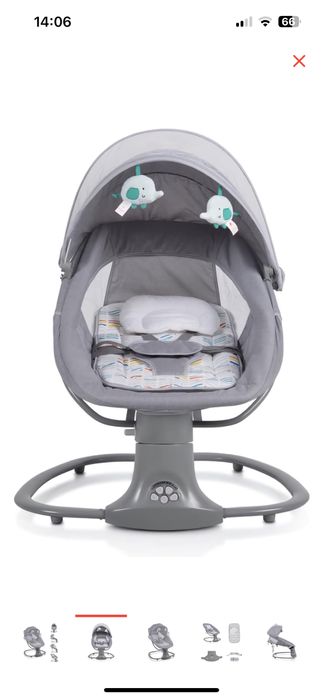 Шезлонг PEGAS MAS-0104 серый