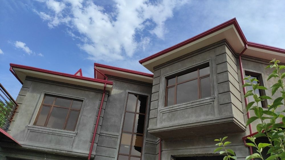 Алюкабонд алкафон аликабонд установка Травертин навес alkafon ustalar