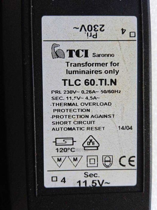 Трансформатор  за захранващ блок TLC 60 TI.N