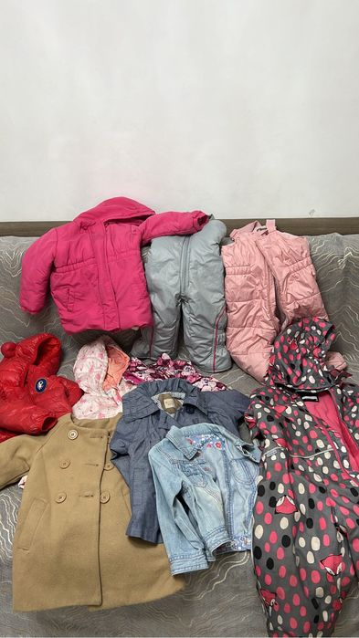 Детские вещи, куртка, пальто, комбинезон, штаны зимние