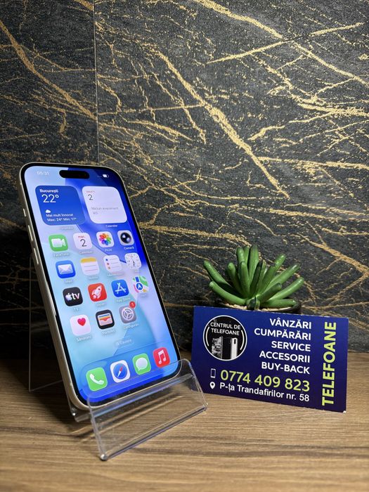 Iphone 15/128Gb/Garantie 2Ani Centrul de Telefoane/Rate