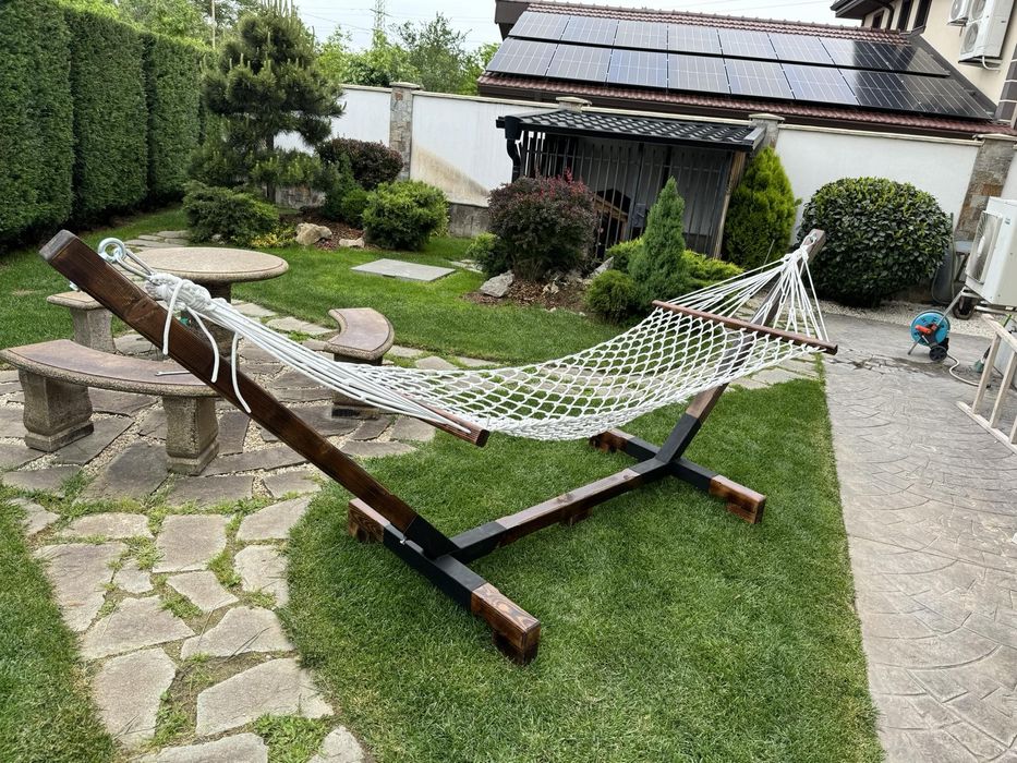 Хамак, Ръчно изплетена люлка