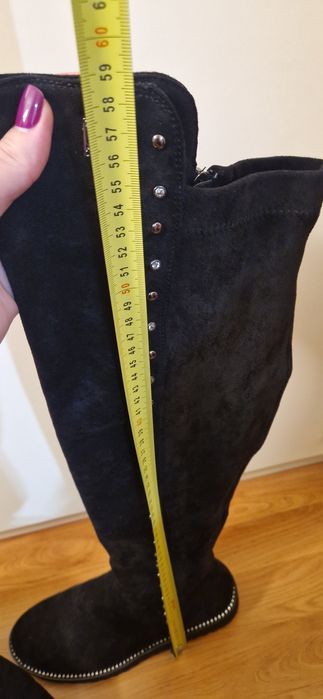 Cizme piele intoarsa