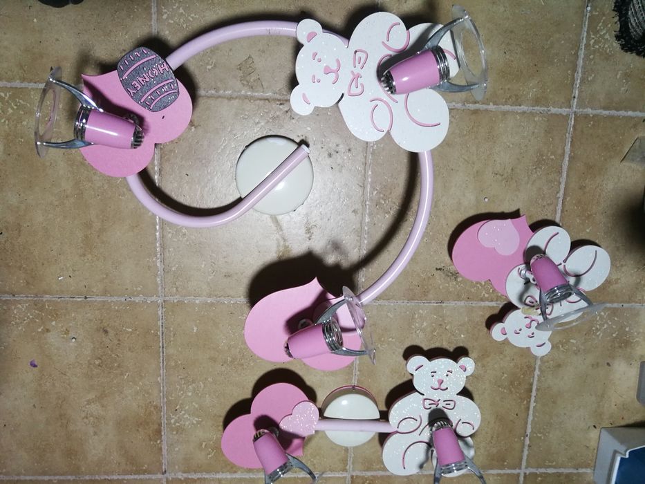 Set plafoniera și aplice cu dulie e14