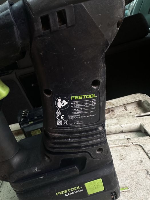 Festool BHC 18 Li- Basic акумулаторен перфоратор