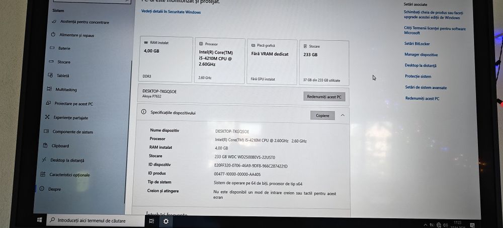 Laptop Medion Akoya.