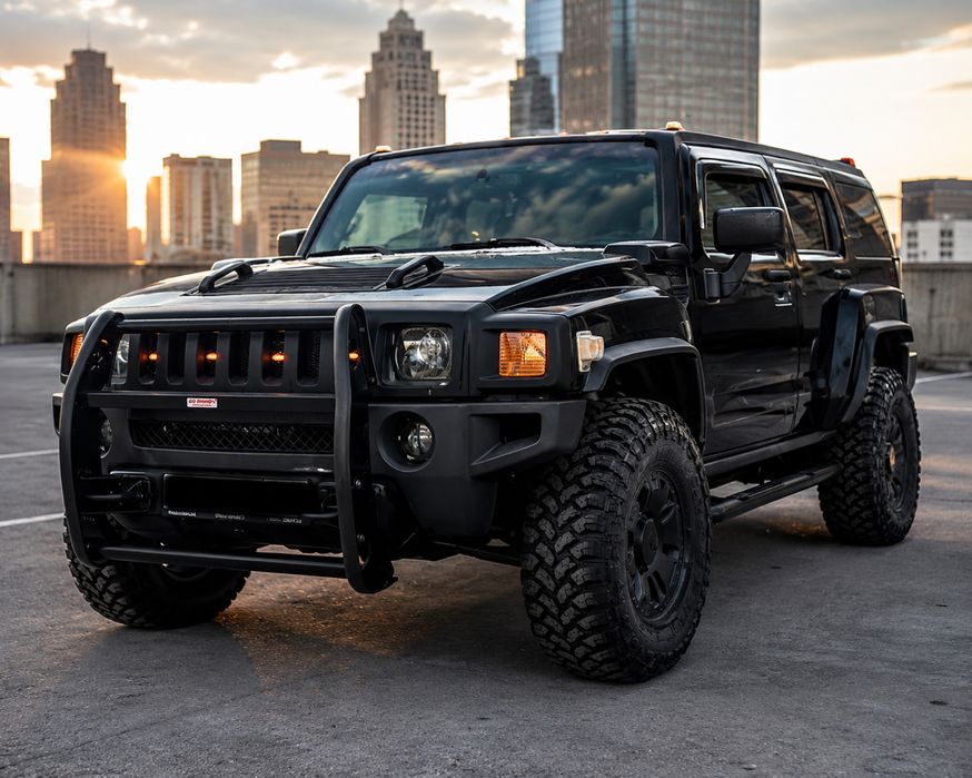 Таран кенгурятник защи бампера Hummer H2 H3