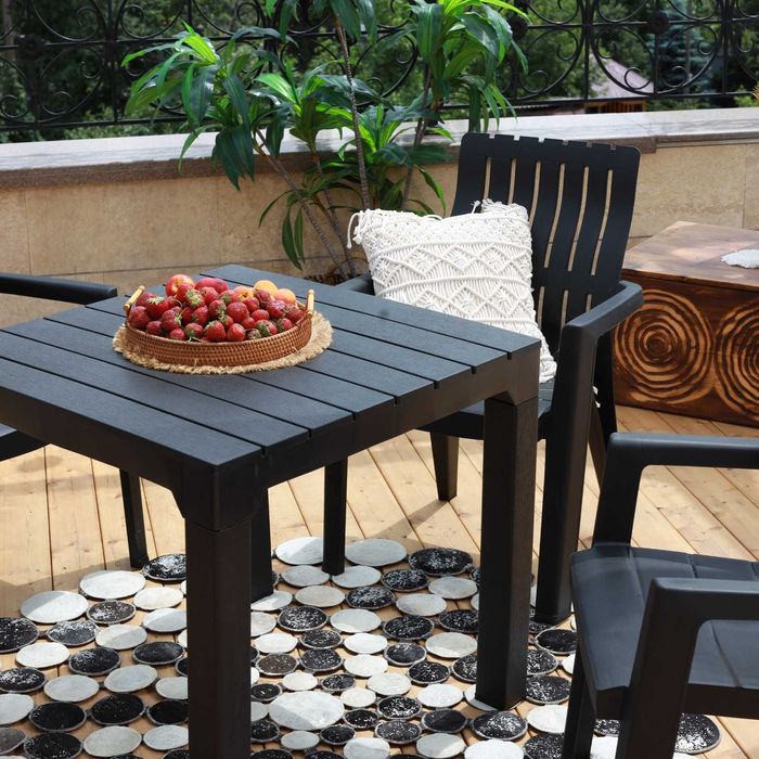 Садовая Мебель комплект КАНТ мебель из пластика ротанг с завода