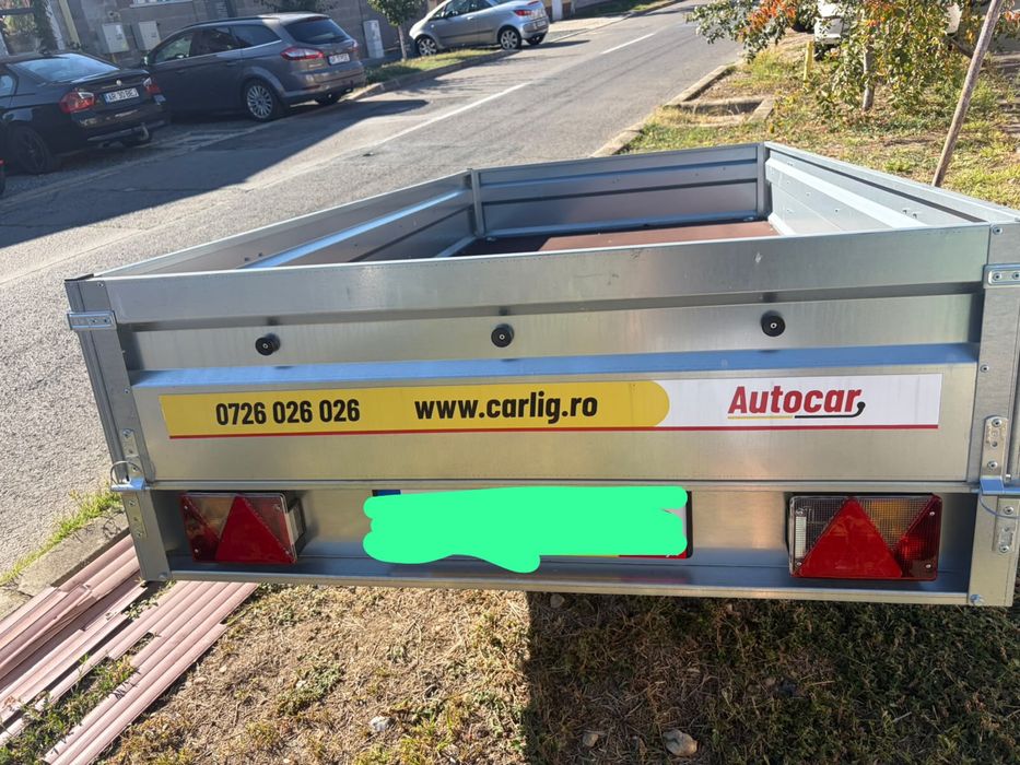 Vand remorca autocar 750 kg 270x135 noua