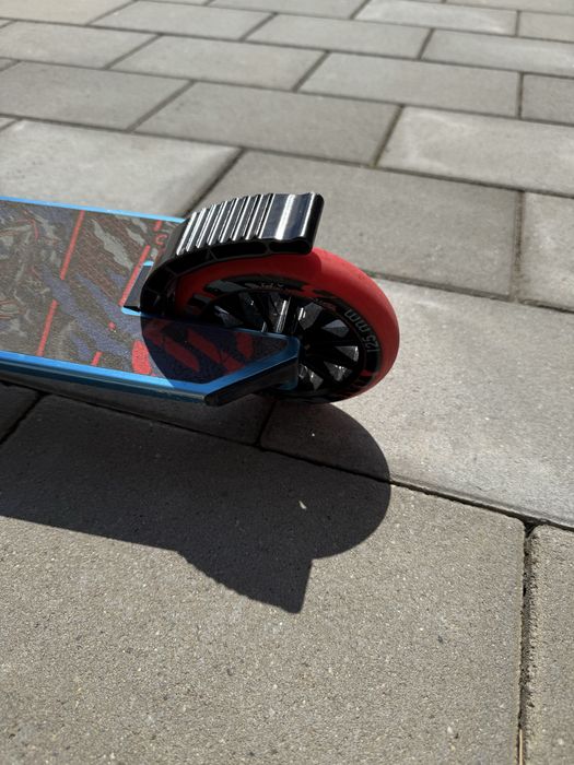 trotineta oxelo decathlon suspensie mid 5 albastru