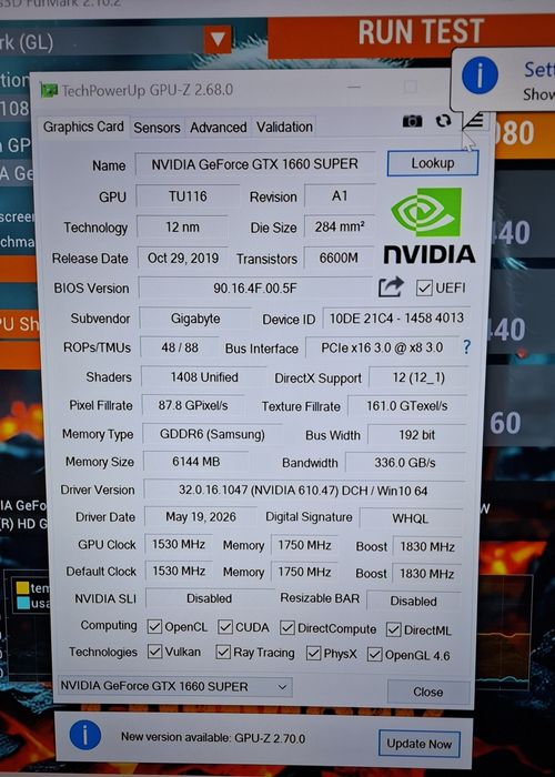 Продам видеокарту gtx 1660 super